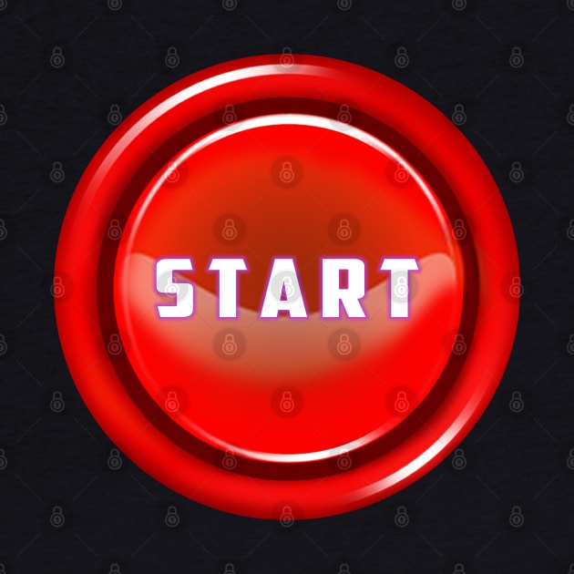 Retro Arcade Start button by Duckfieldsketchbook01